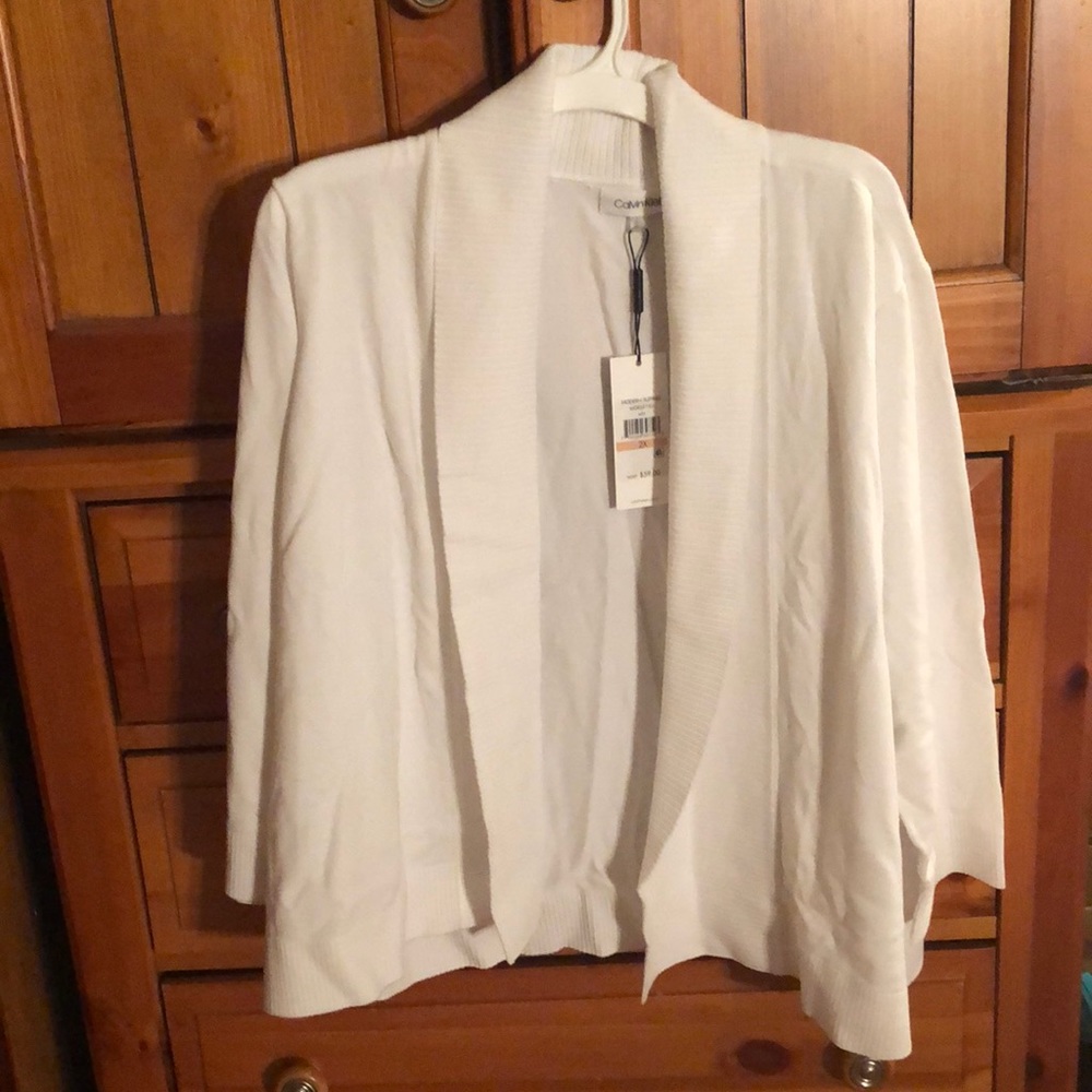 White Calvin Klein Sweater